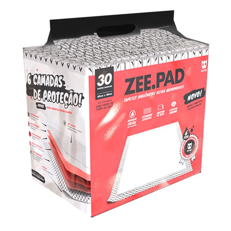 Tapete Zee.Pads celulose 30 Unidades